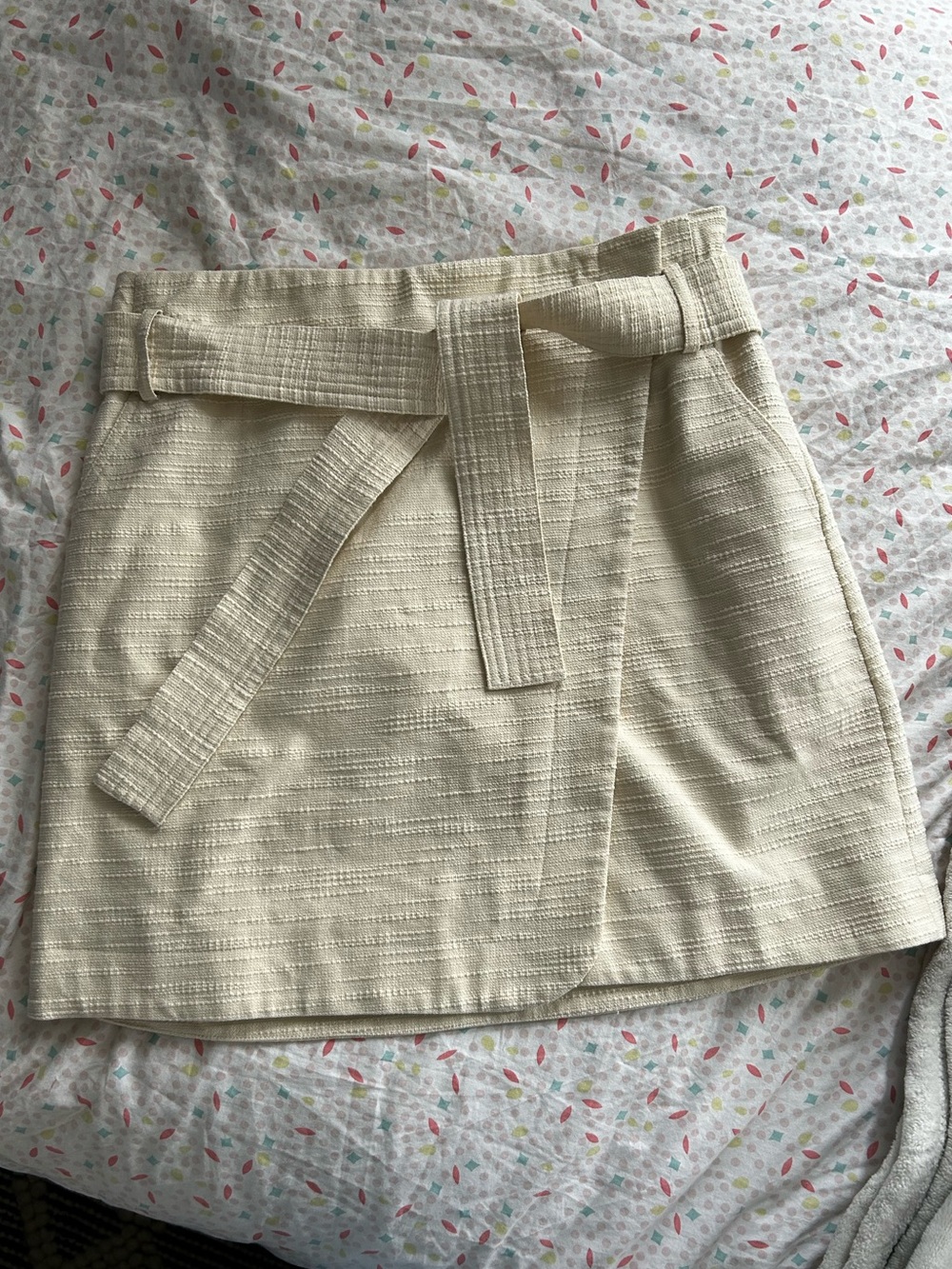 Sezane Leandra cotton twill skirt